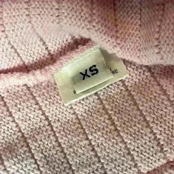 Margret Winters 100% Cotton Pink Shift Dress w/ Orange Pockets Artisan Knit Mod - Picture 11 of 12